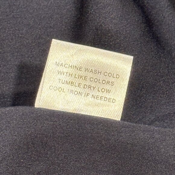 41 Hawthorn Navy Blue Knit One Button Blazer Jacket Elbow Patches Women size XL - Picture 6 of 13